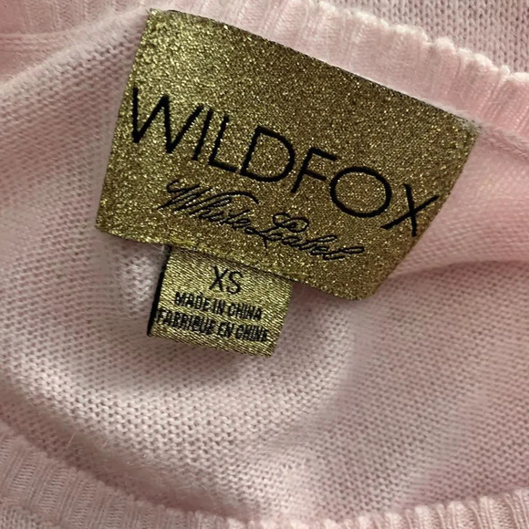 Wildfox Laurel Wreath‎ Sequin Sweater in Pink - Picture 11 of 12